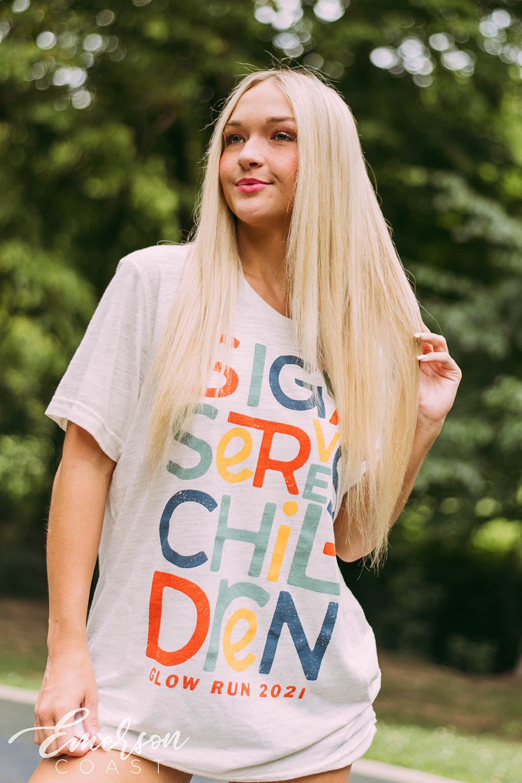 Sigma Serves Children Glow Run Tee