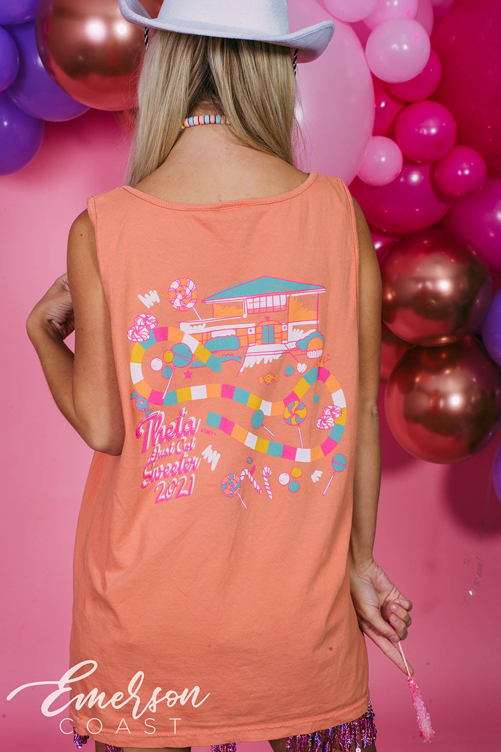 Theta Just Got Sweeter Bid Day Tank