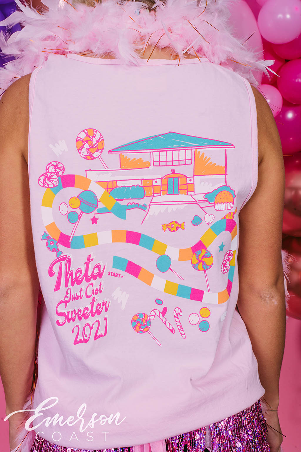 Theta Just Got Sweeter Bid Day Tank