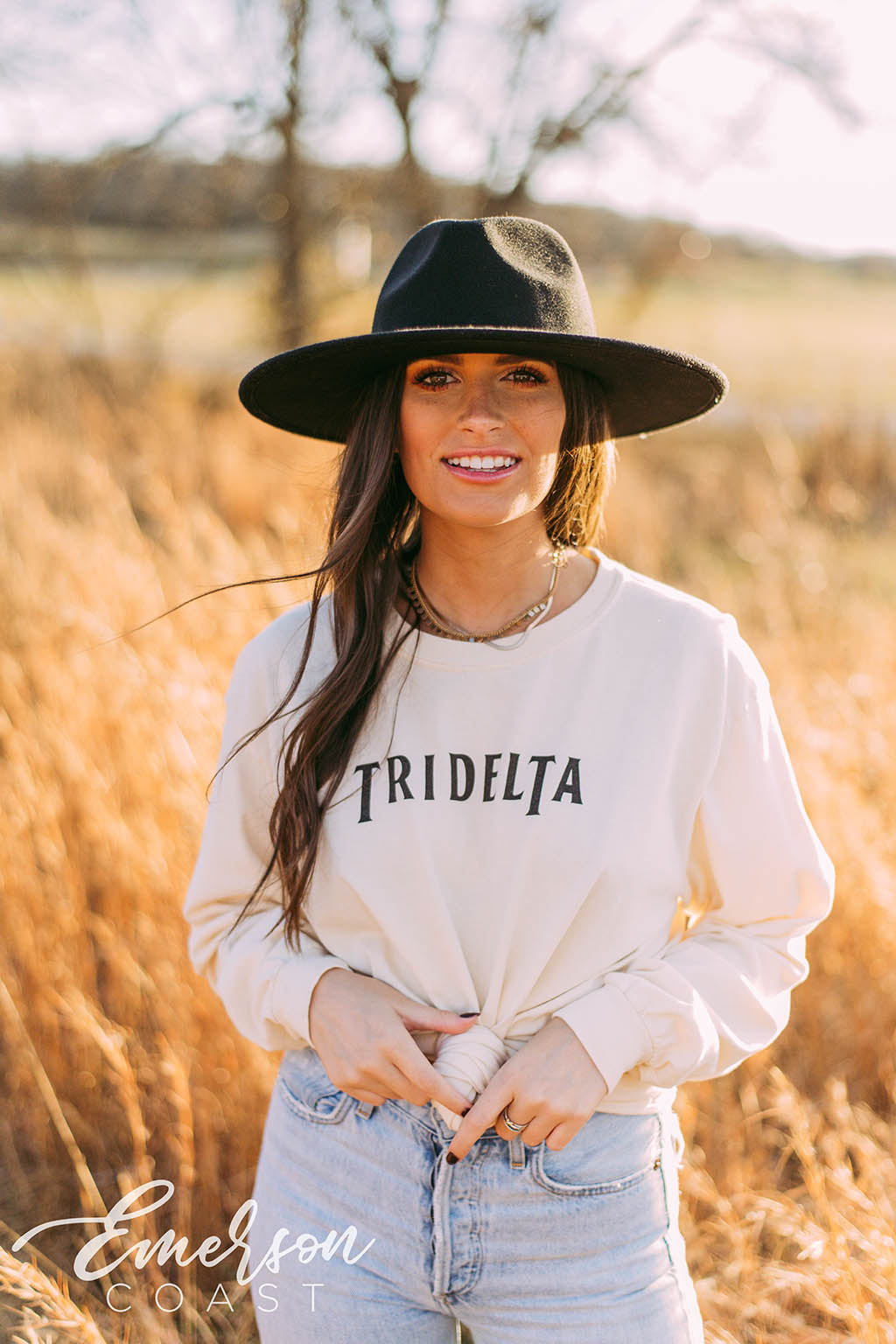 Tri Delta Beatles Long Sleeve Tshirt