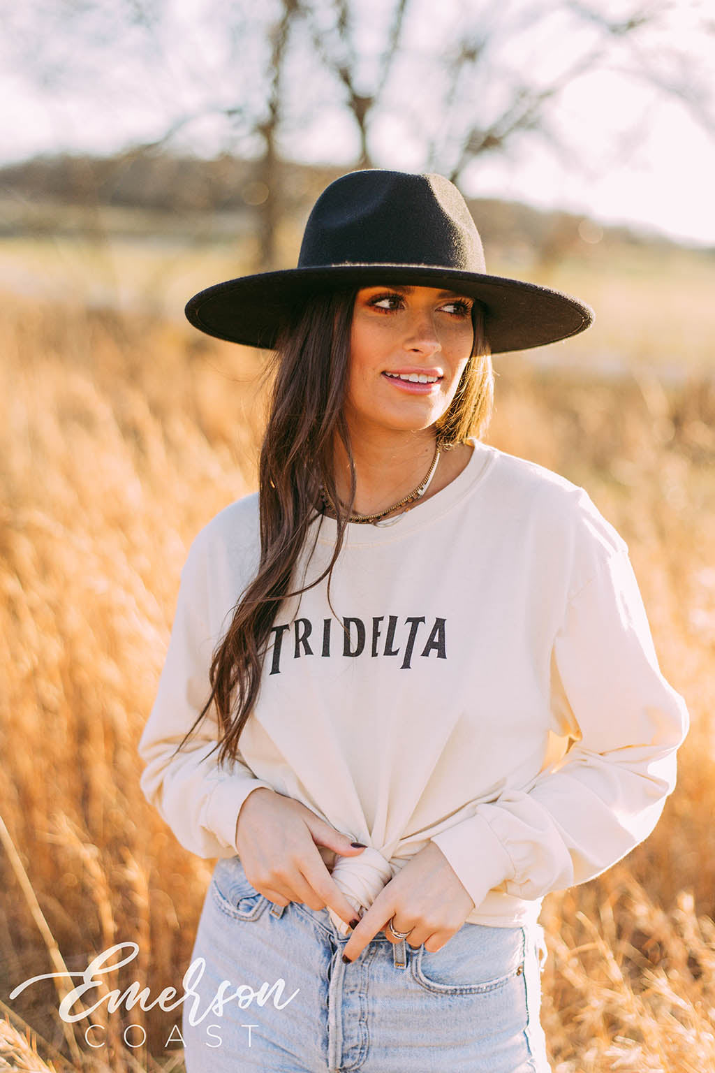 Tri Delta Beatles Long Sleeve Tshirt