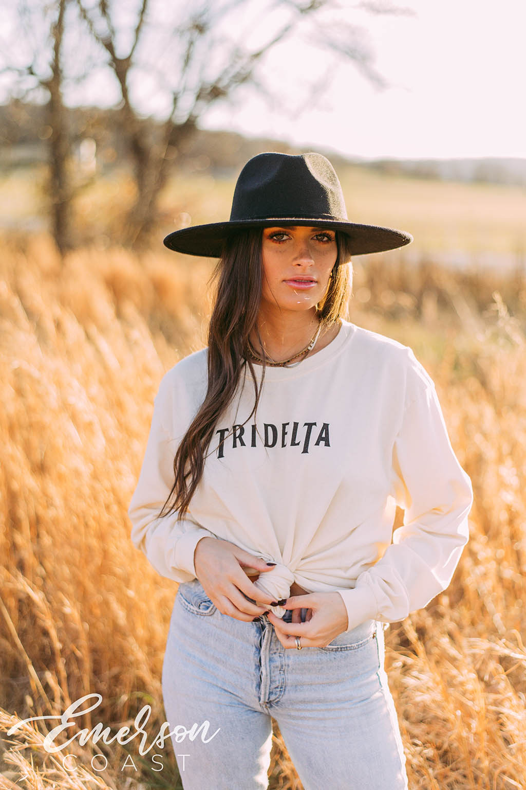 Tri Delta Beatles Long Sleeve Tshirt