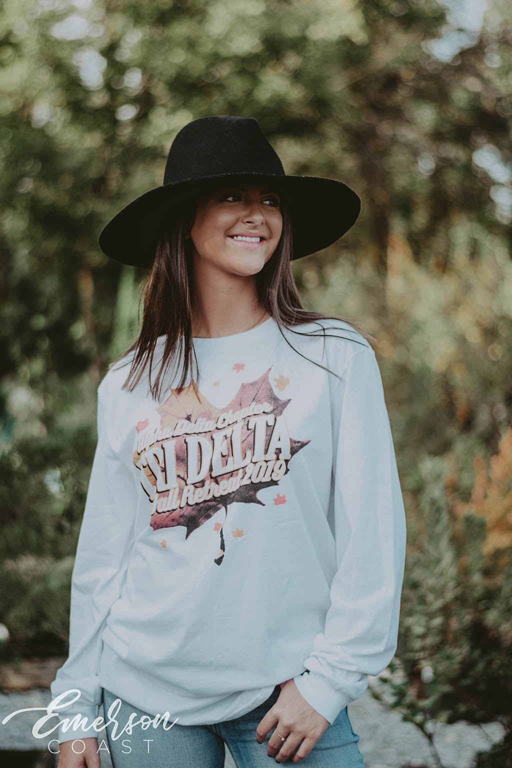 Tri Delta Fall Retreat Long Sleeve Tee
