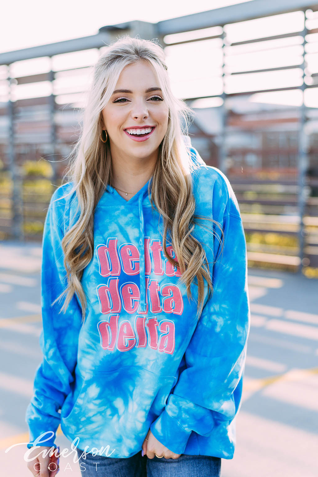 Delta Delta Delta Crystal Wash PR Hoodie