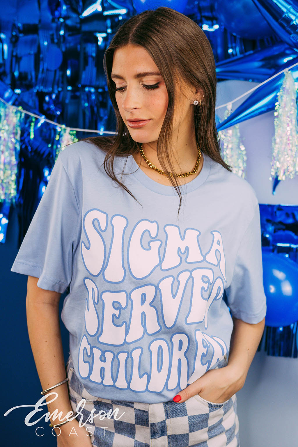Tri Sigma Philanthropy Sigma Serves Children Tee