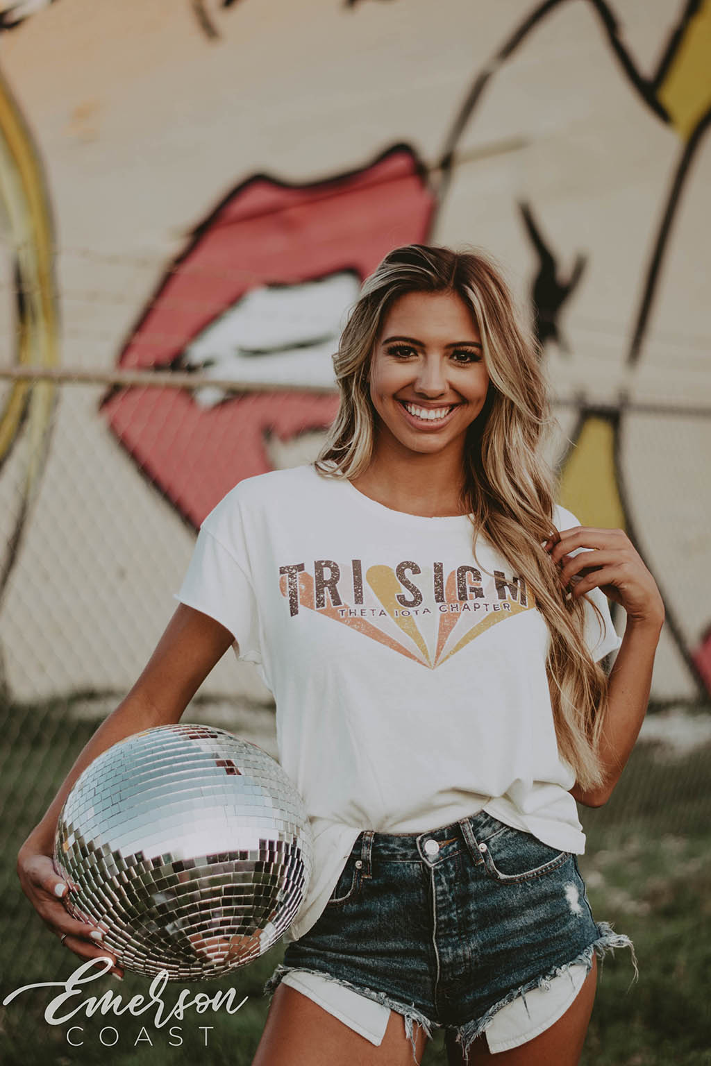 Tri Sigma Retro PR Tshirt