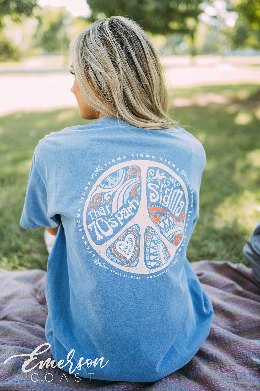 Sigma Sigma Sigma Social That 70s Party Tee