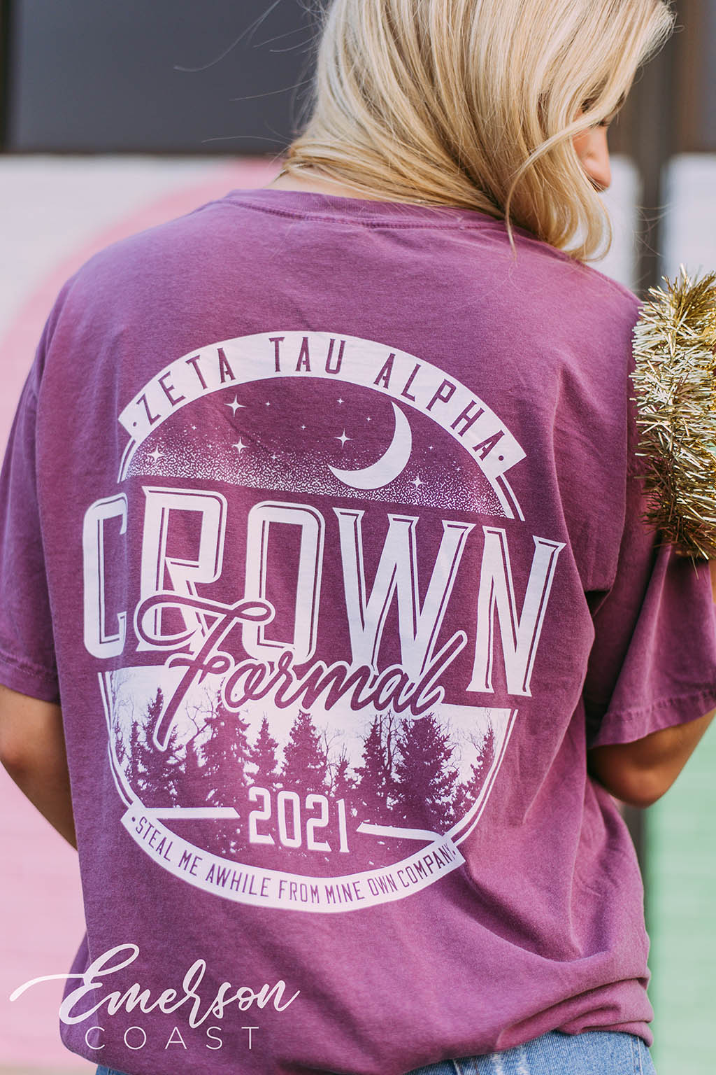 Zeta Tau Alpha Crown Formal Tee