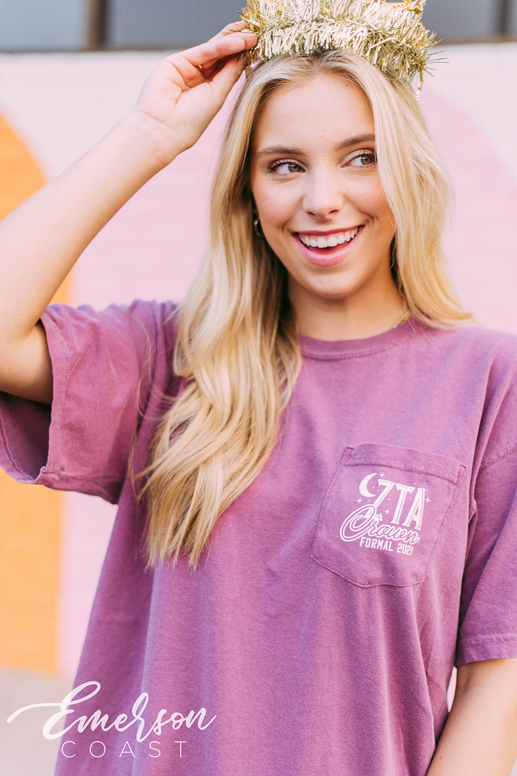 Zeta Tau Alpha Crown Formal Tee