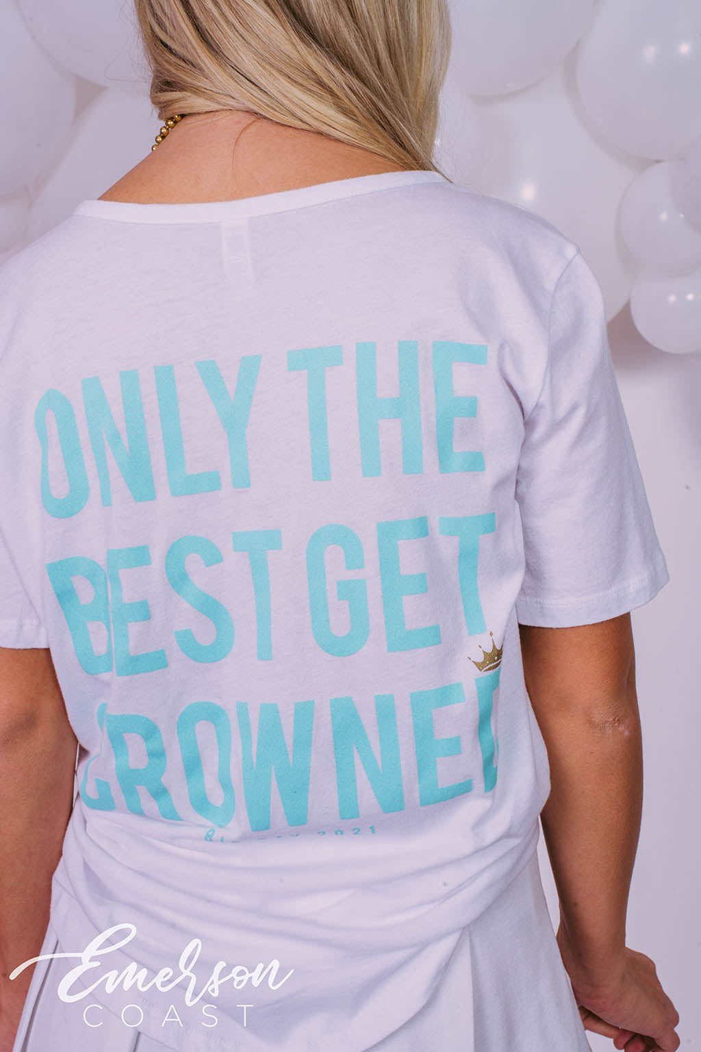 Zeta Only The Best Get Crowned Bid Day Notch Tee