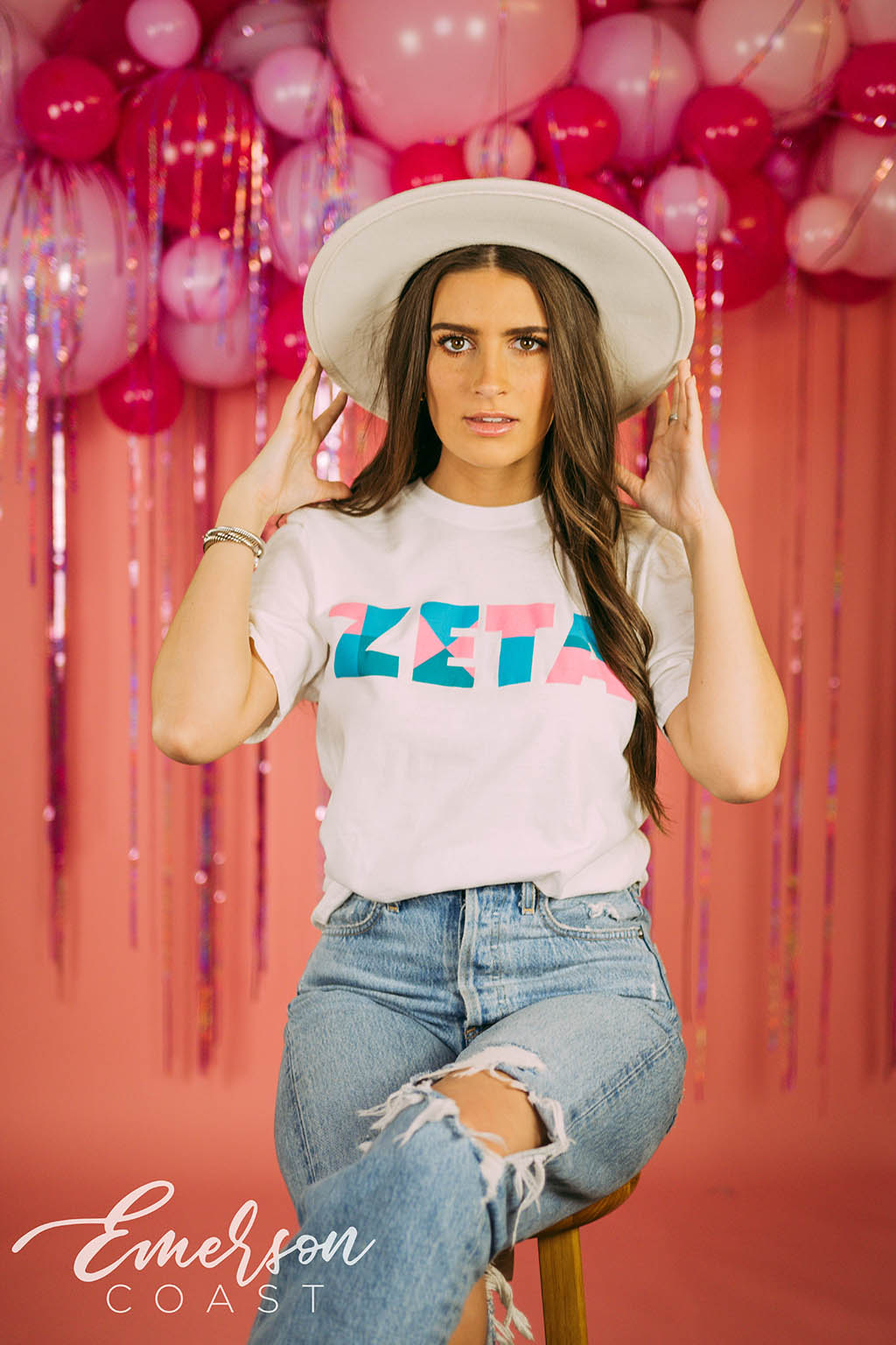 Zeta Tau Alpha Abstract Recruitment Tee
