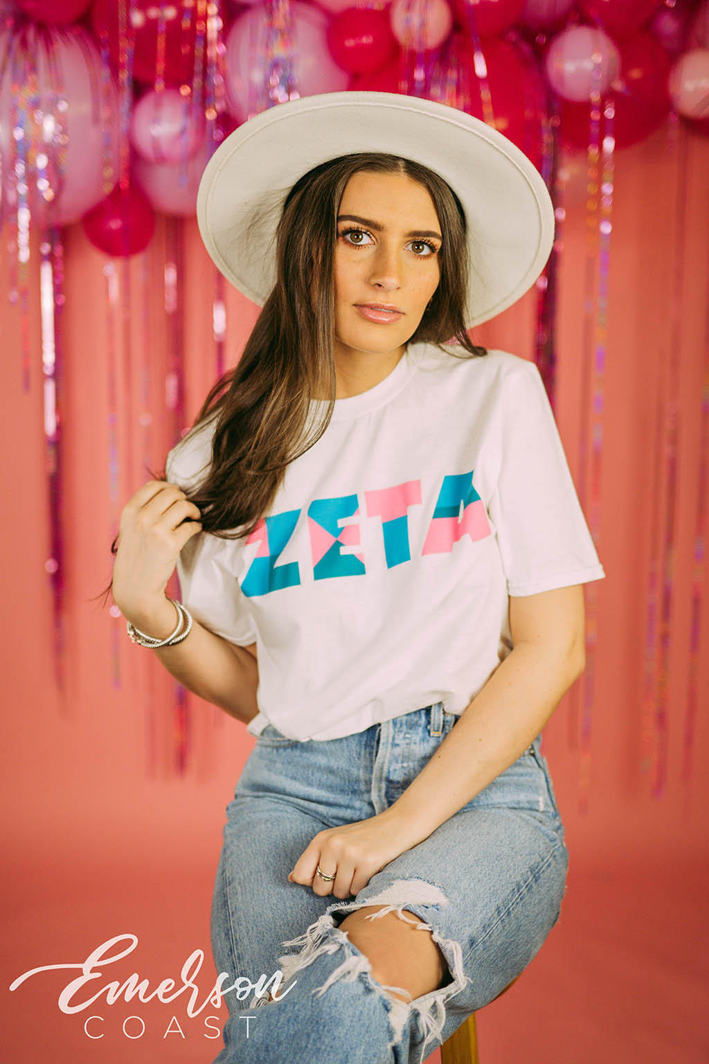 Zeta Tau Alpha Abstract Recruitment Tee