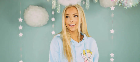 The Relaxed Blue Mineral Wash Hoodie