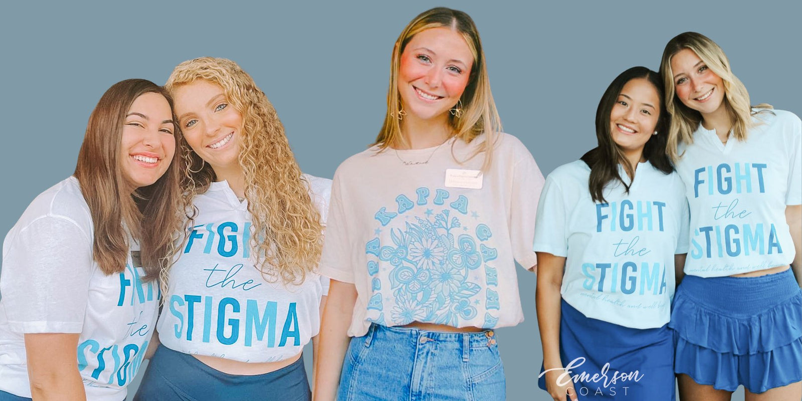 Kappa Kappa Gamma Custom Sorority T-shirt Designs - Emerson Coast