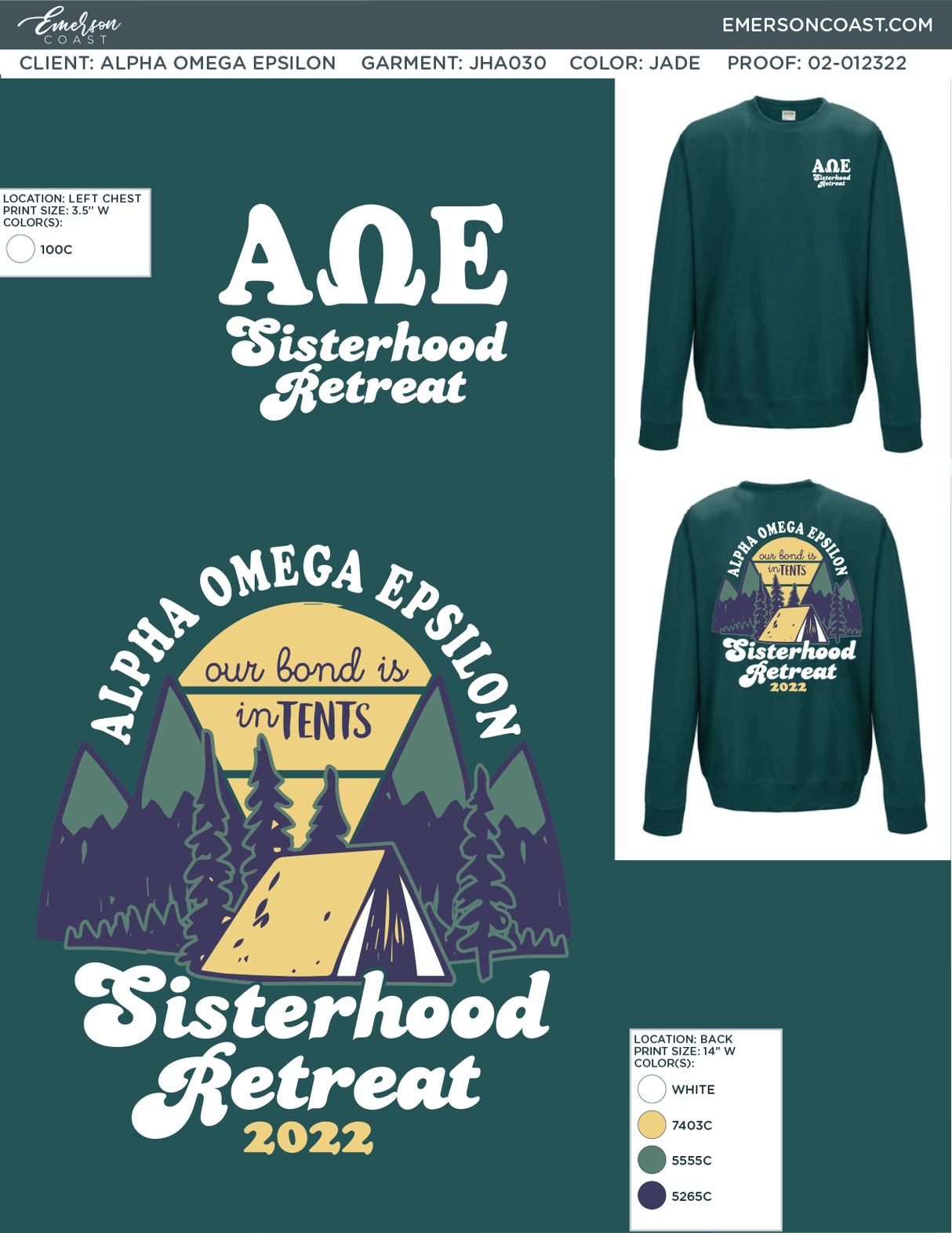02-012322 Alpha Omega Epsilon West Virginia University Sisterhood Retreat 2022