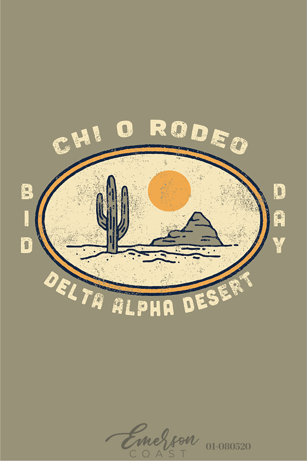 Chi Omega Rodeo Bid Day T-Shirt
