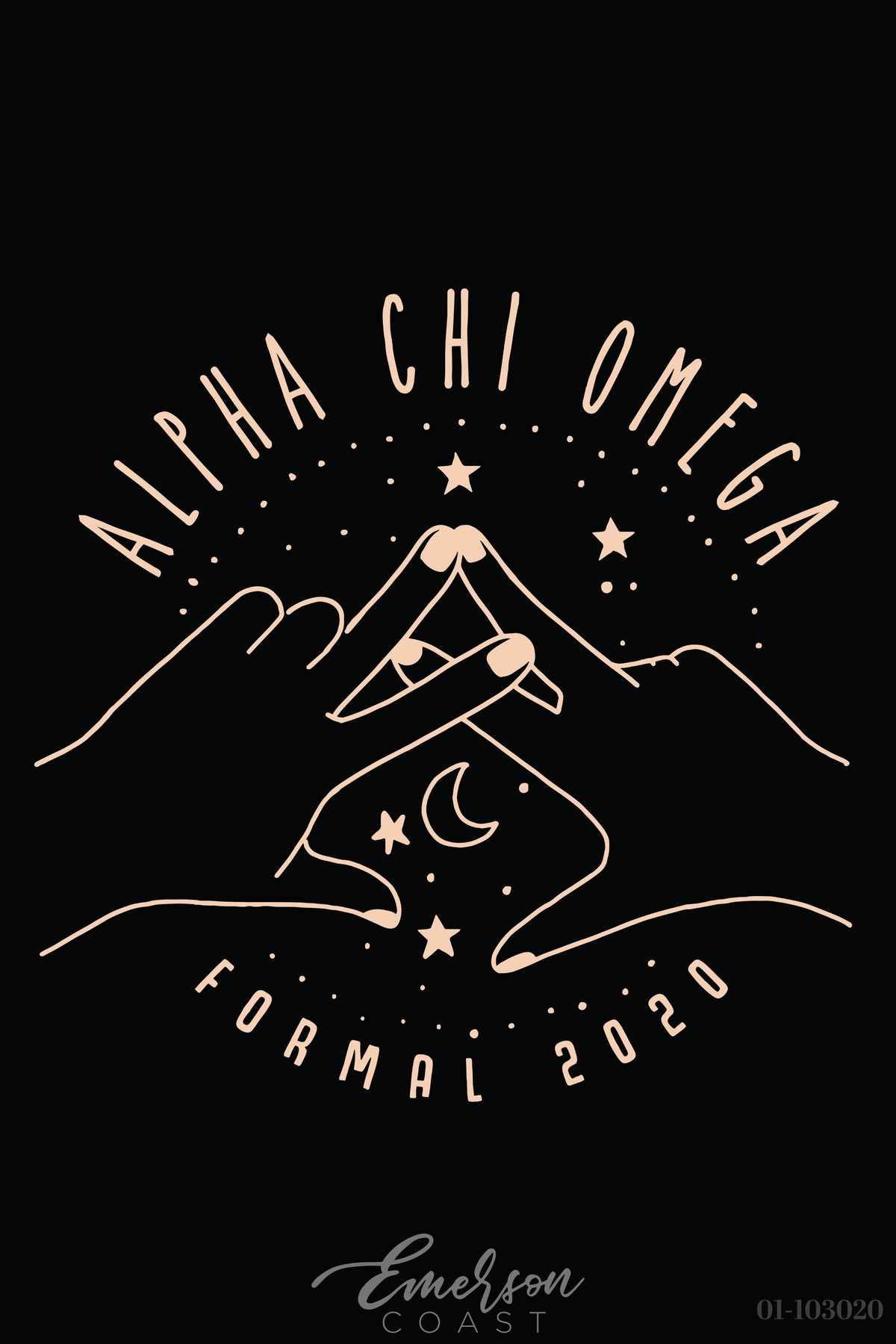 Alpha Chi Omega University of North Florida Formal T-shirt