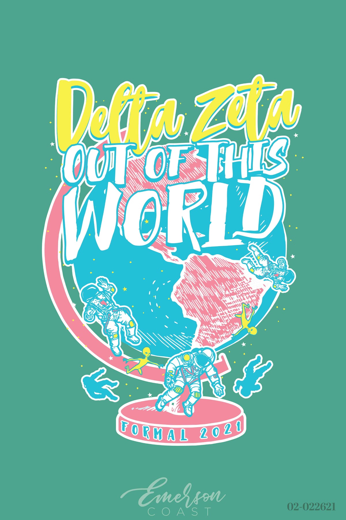 Delta Zeta University of Tennessee at Chattanooga Formal REDESIGN T-shirt