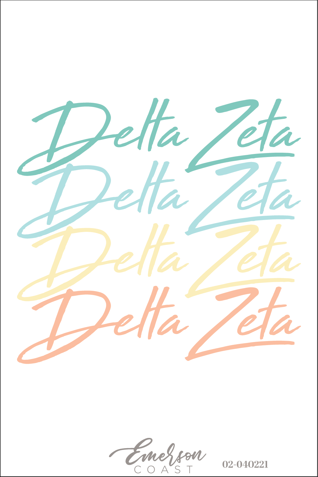 Delta Zeta University Of Georgia Recruitment Slouchy Tshirt