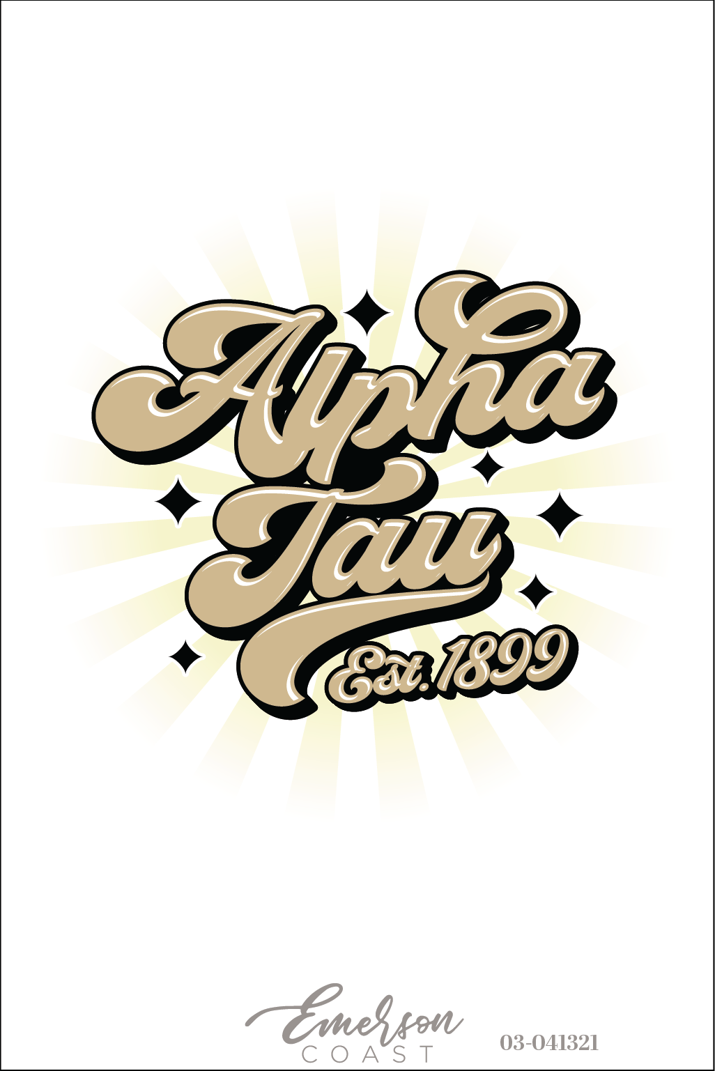 Alpha Sigma Tau Retro Recruitment Tee