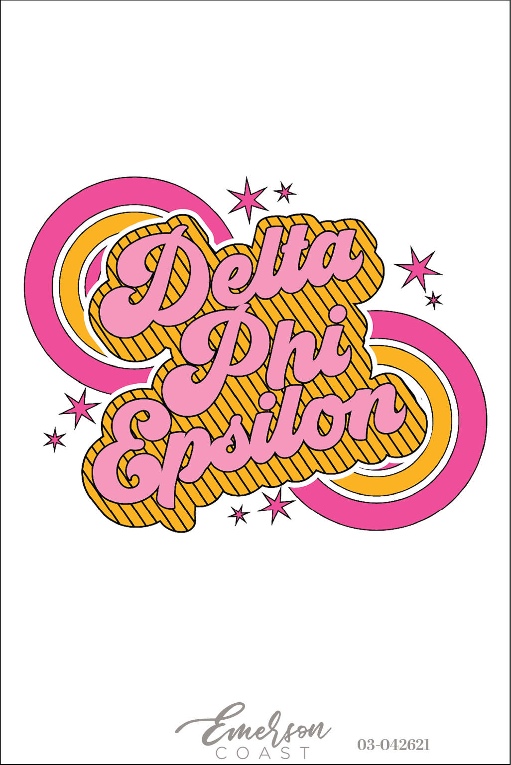 Delta Phi Epsilon University Of Georgia Retro Recruitment T-Shirt