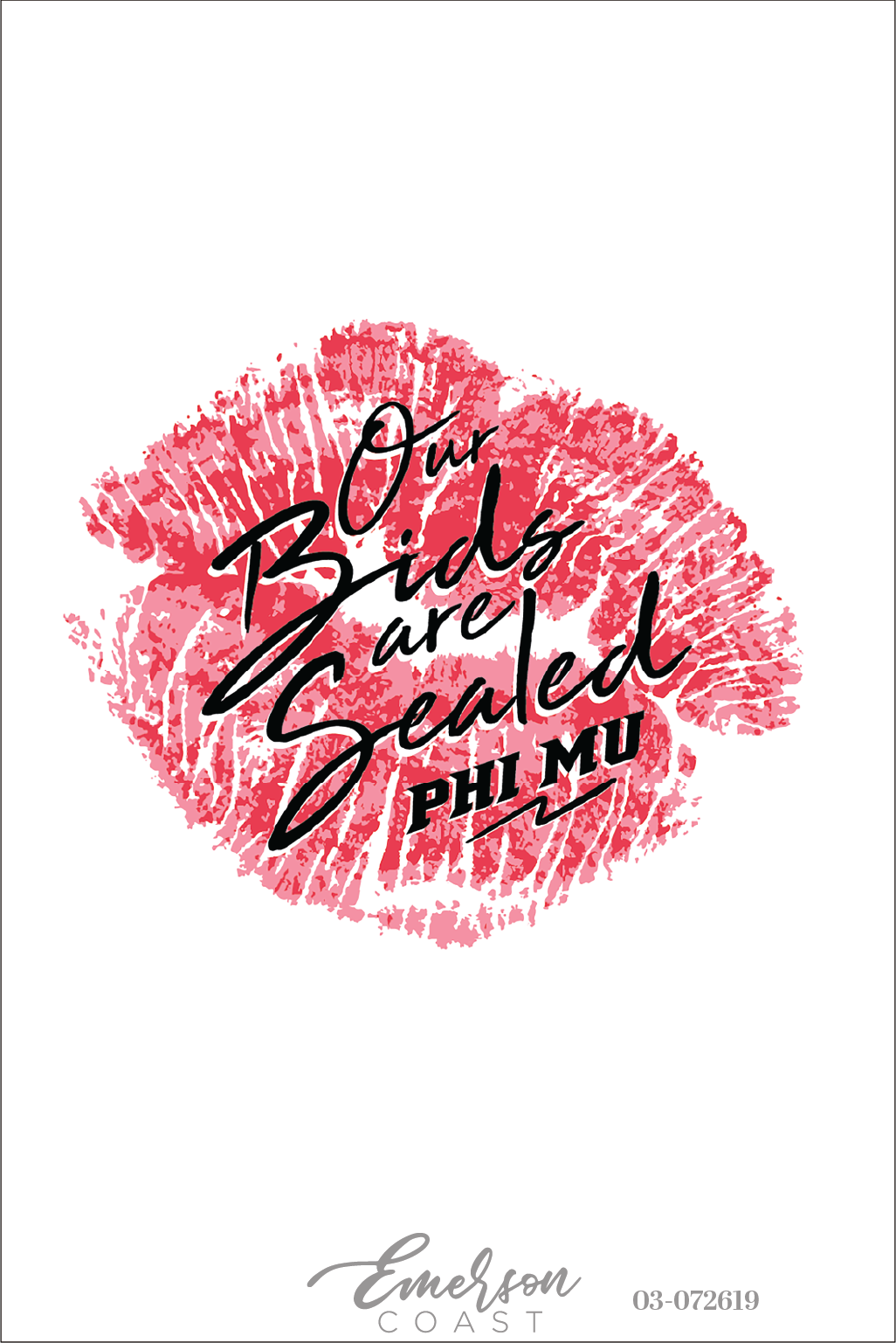 Phi Mu Bids Are Sealed Bid Day T-Shirt