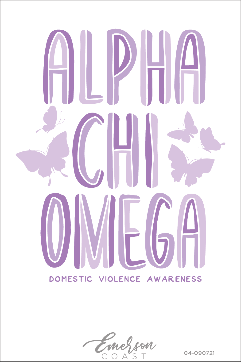 Alpha Chi Omega DVA Butterfly Tee