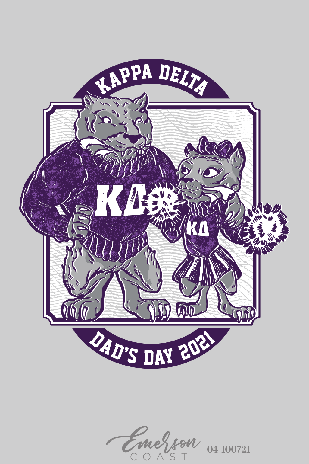 Kappa Delta Kansas State University Dad's Day T-Shirt