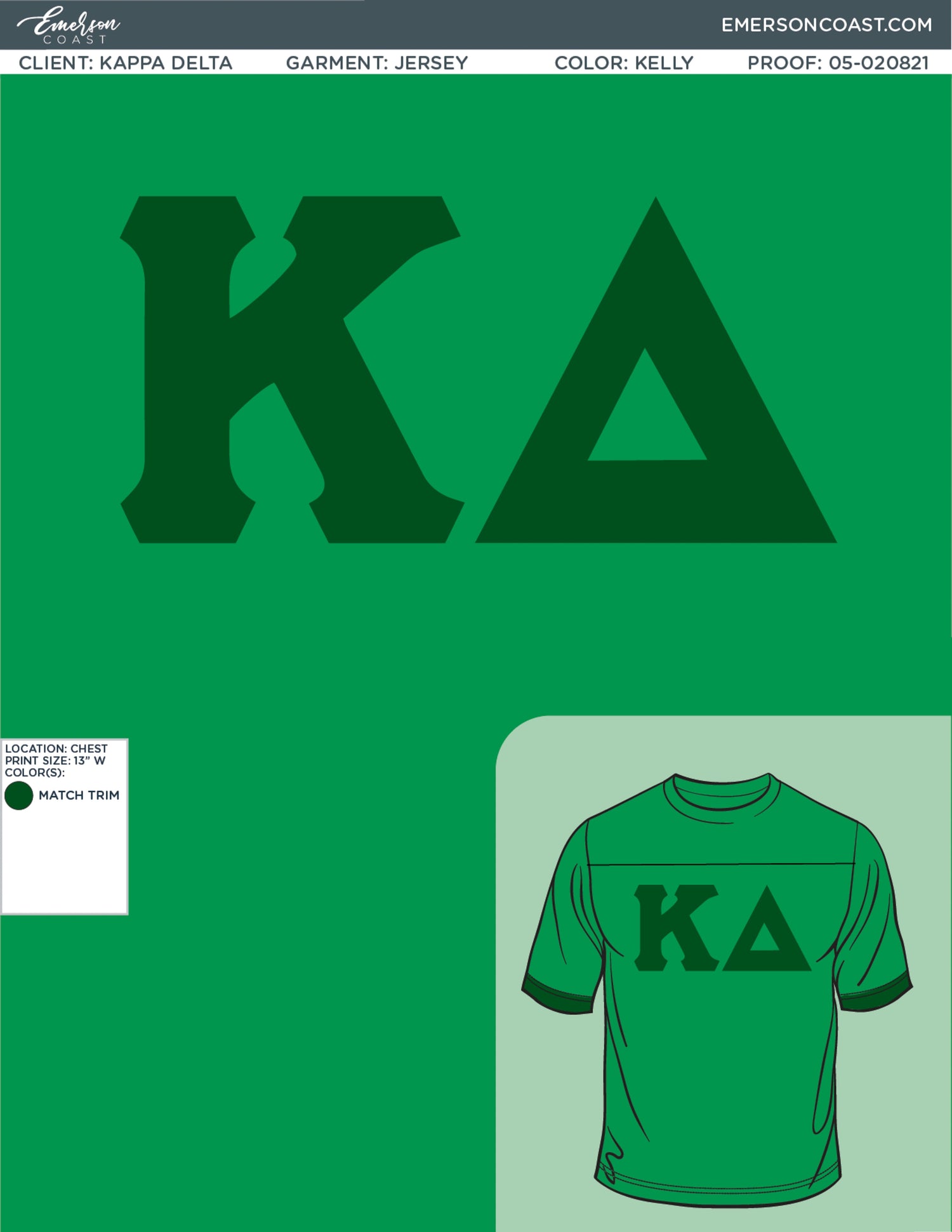 05-020821 Kappa Delta Louisiana State University Jersey 2021-01