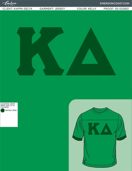 05-020821 Kappa Delta Louisiana State University Jersey 2021-01