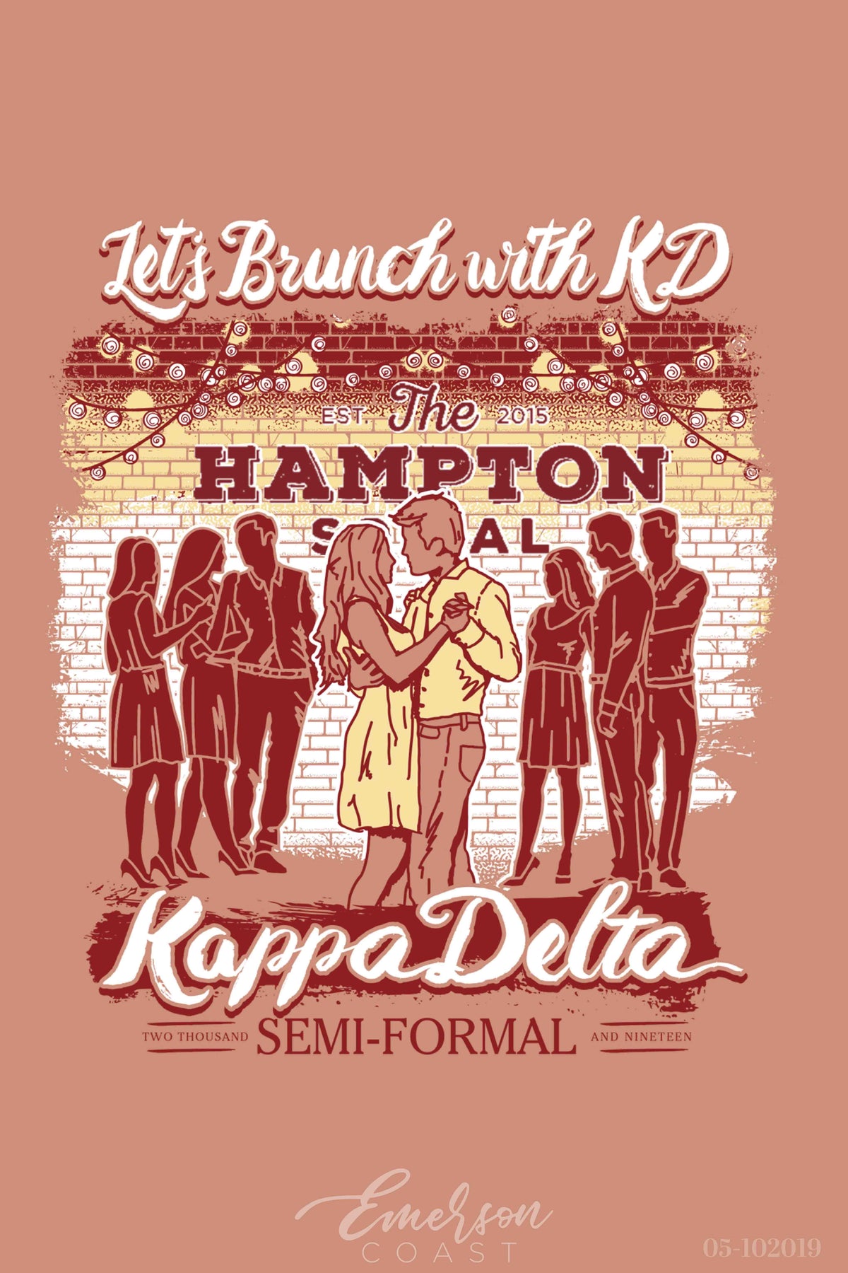 Kappa Delta Florida Gulf Coast University Semi-Formal REDESIGN T-shirt