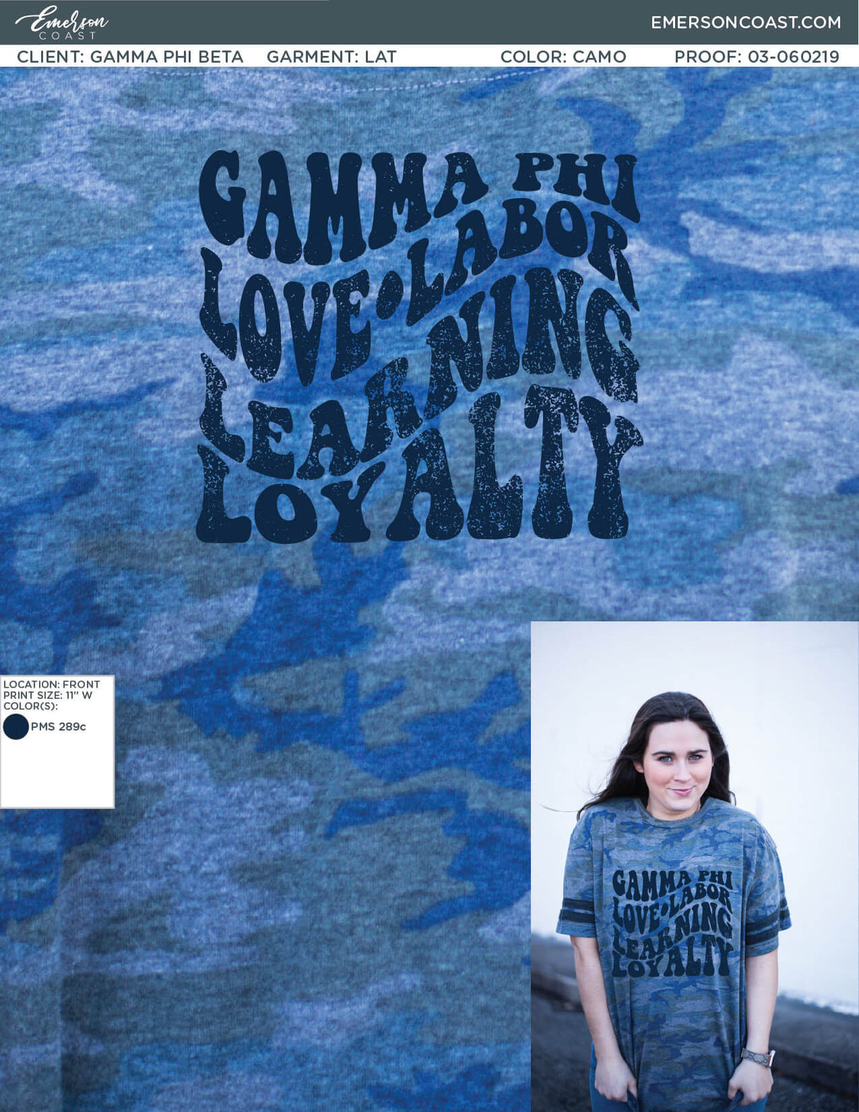 03-060219 Gamma Phi Beta University of Iowa Camo 2019-01