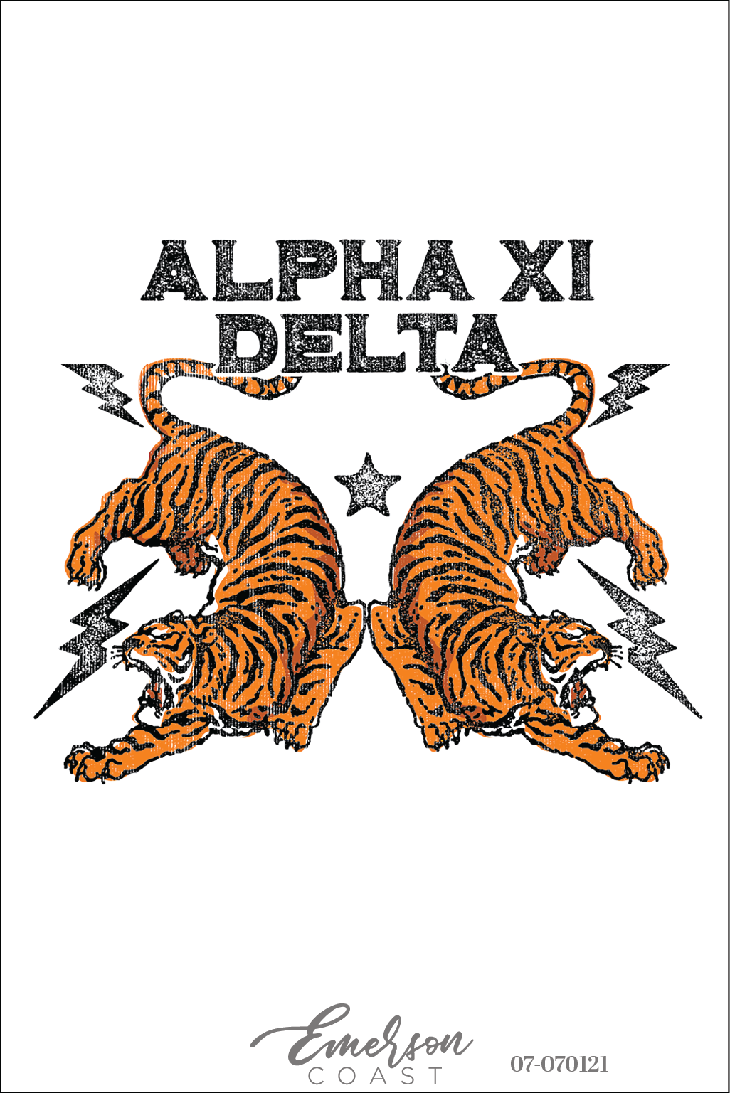 Alpha Xi Delta Tiger Graphic Tee