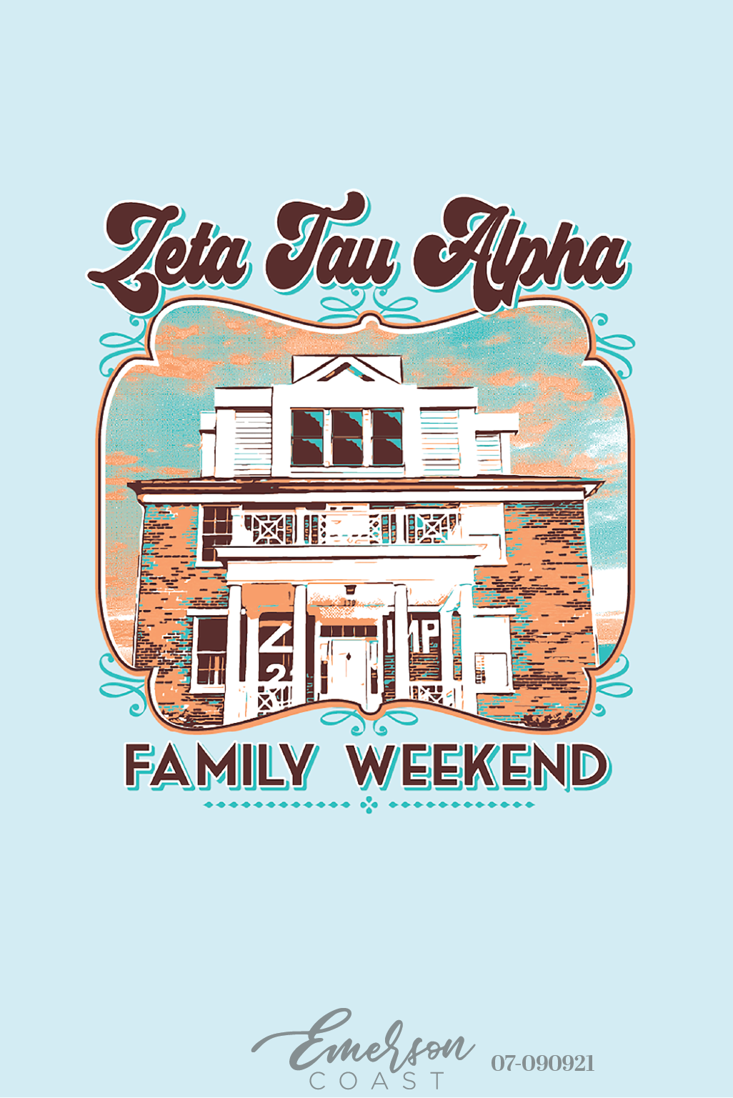 Zeta Tau Alpha University Of Virginia Parents Weekend T-Shirt