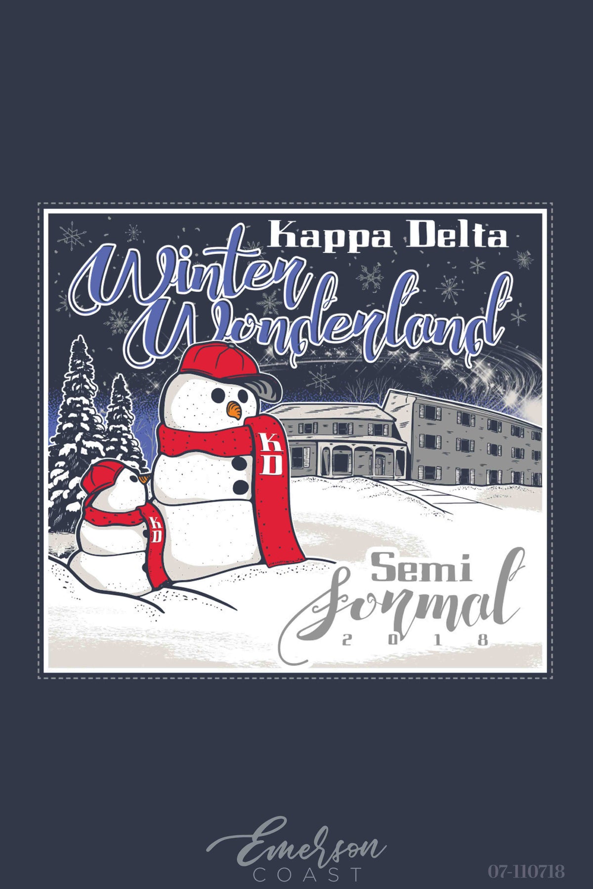 Kappa Delta Kansas State University Semi Formal REDESIGN T-shirt