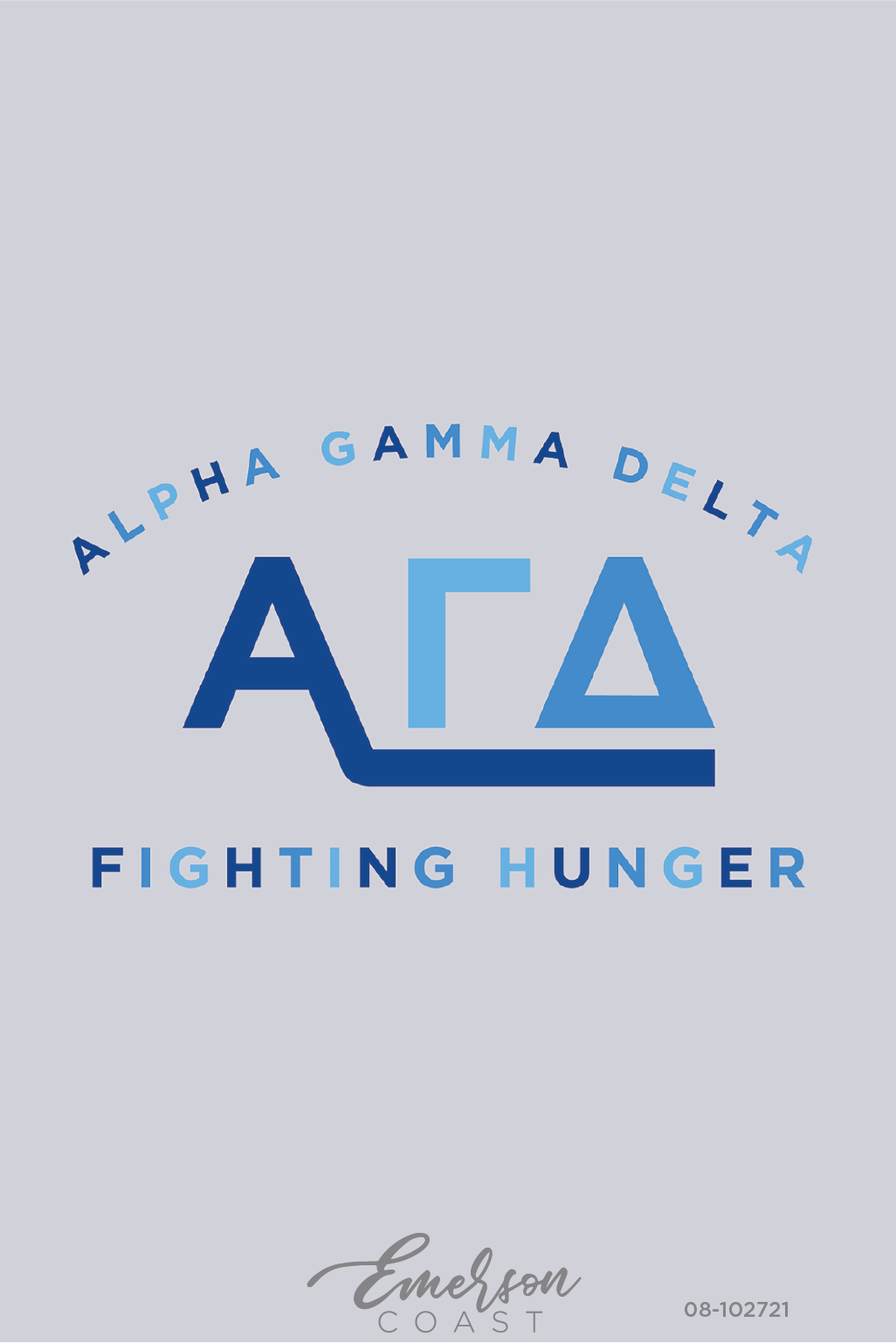 Alpha Gamma Delta Fighting Hunger Recruitment T-Shirt