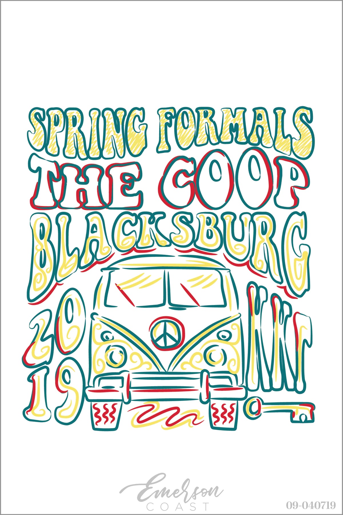 Kappa Kappa Gamma Virginia Tech Spring Formal T-shirt