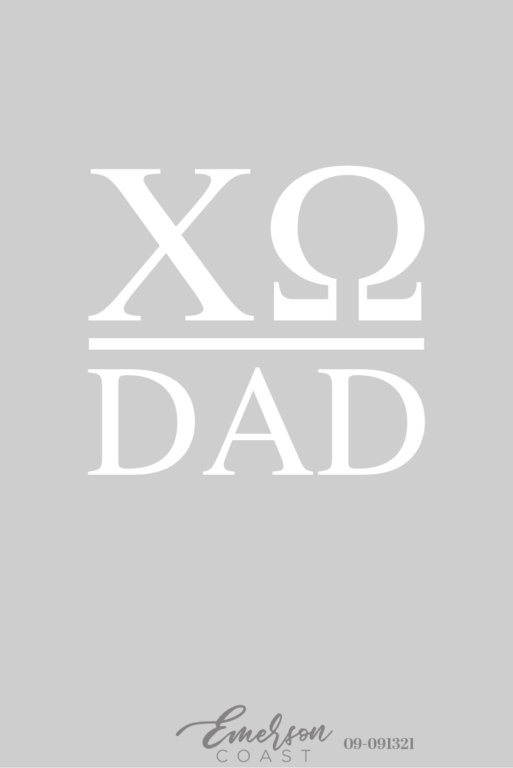 Chi Omega Kansas State University Silver Dad's Day Polo