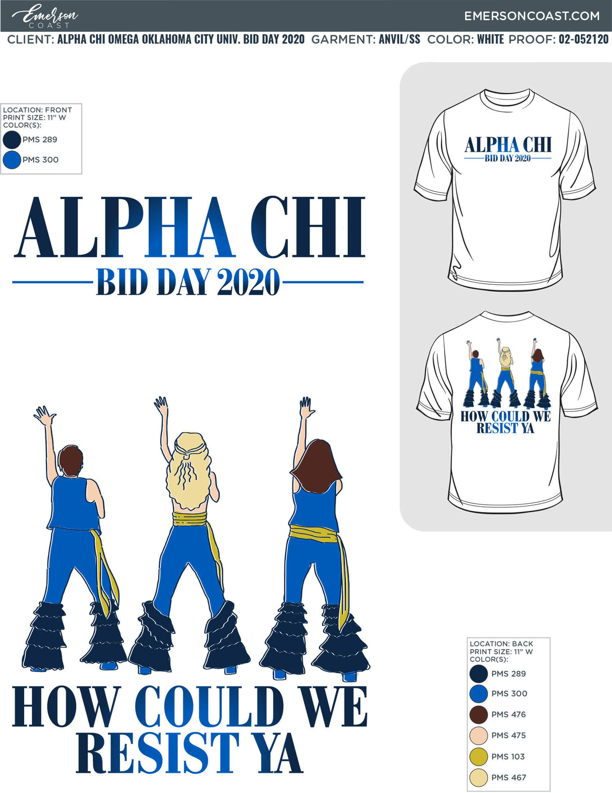 02-052120 Alpha Chi Omega Oklahoma City University Bid Day 2020