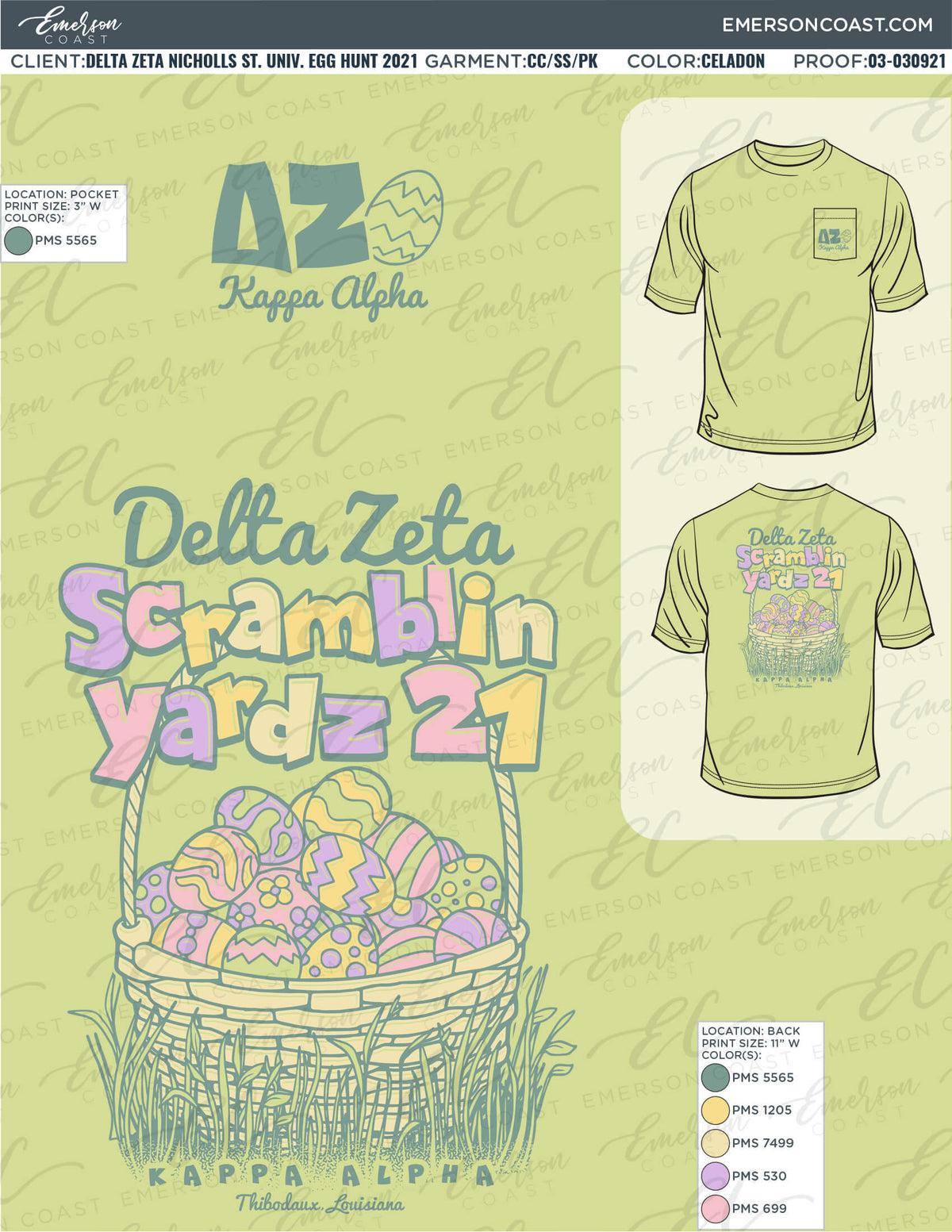 03-030921 Delta Zeta Nicholls State University Egg Hunt 2021
