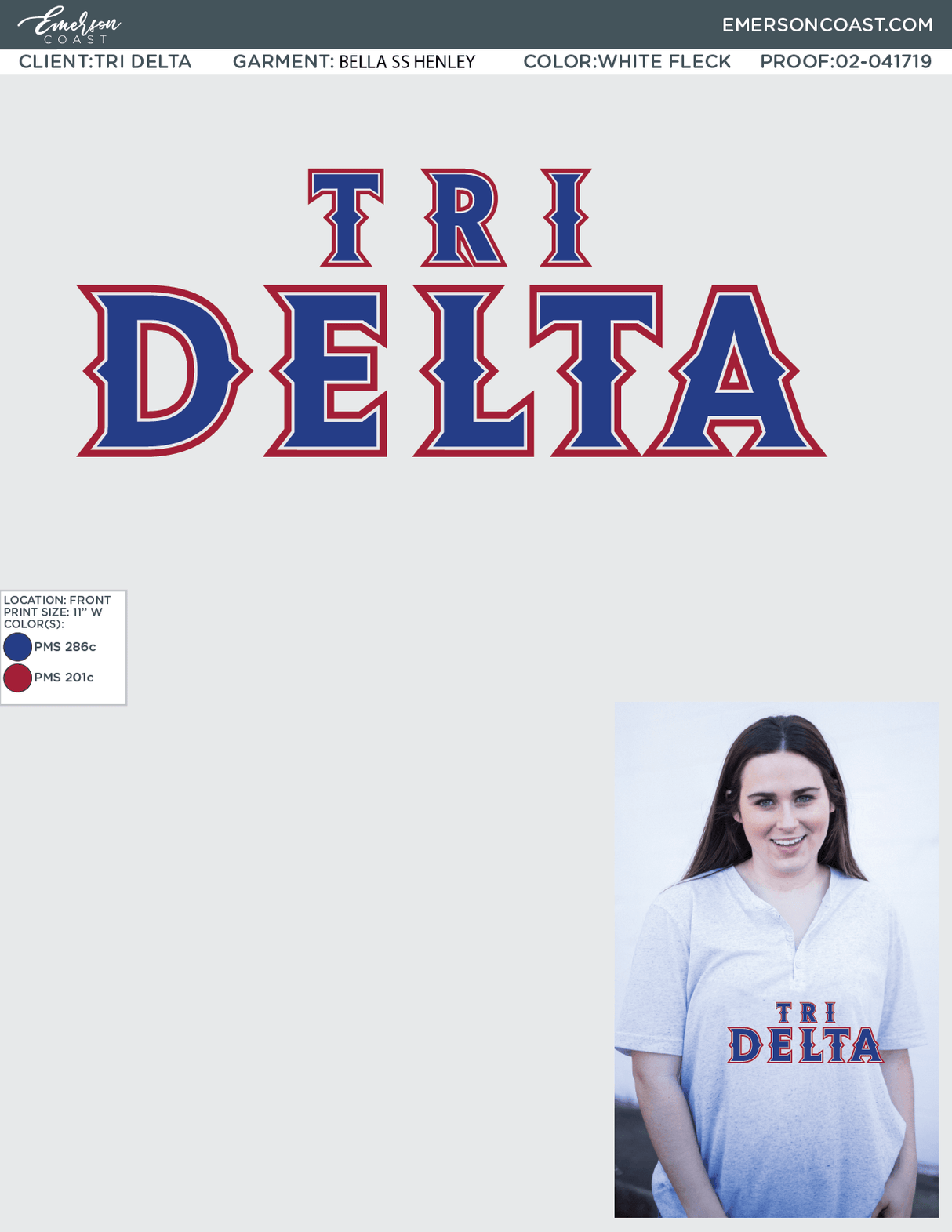 02-041719 Delta Delta Delta Texas Christian University Baseball T 2019-01