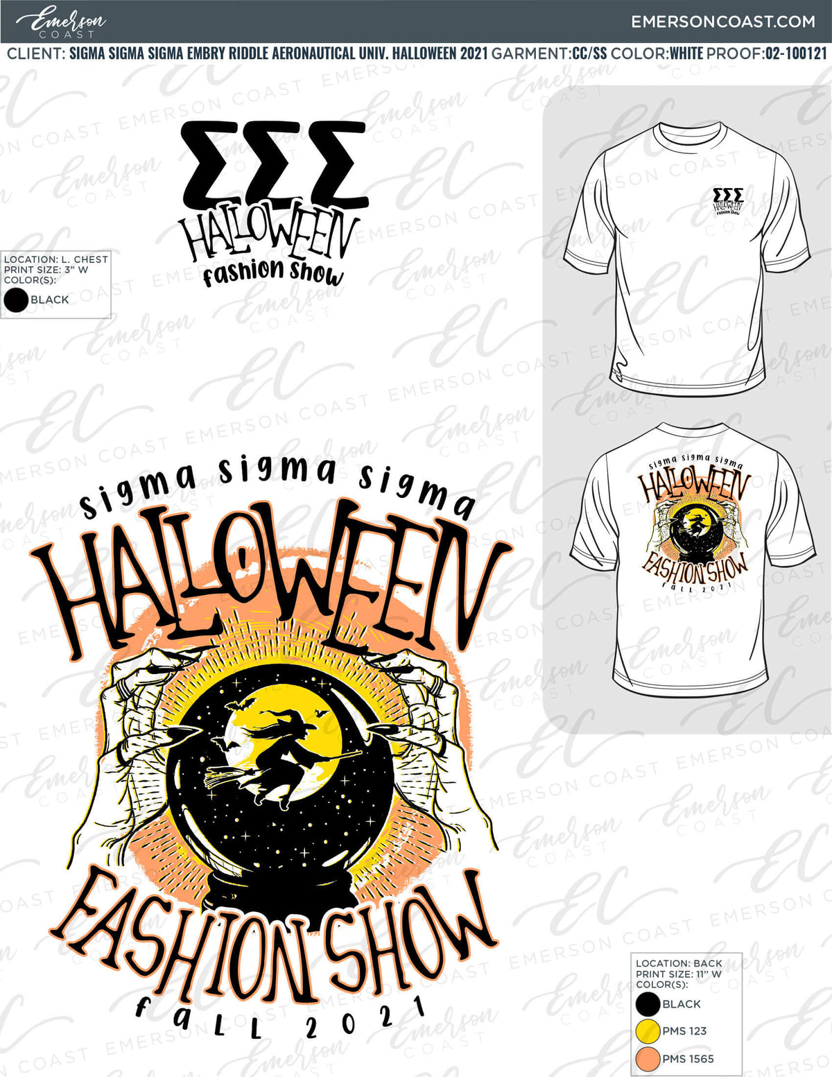 02-100121 Sigma Sigma Sigma Embry Riddle Aeronautical University Halloween 2021