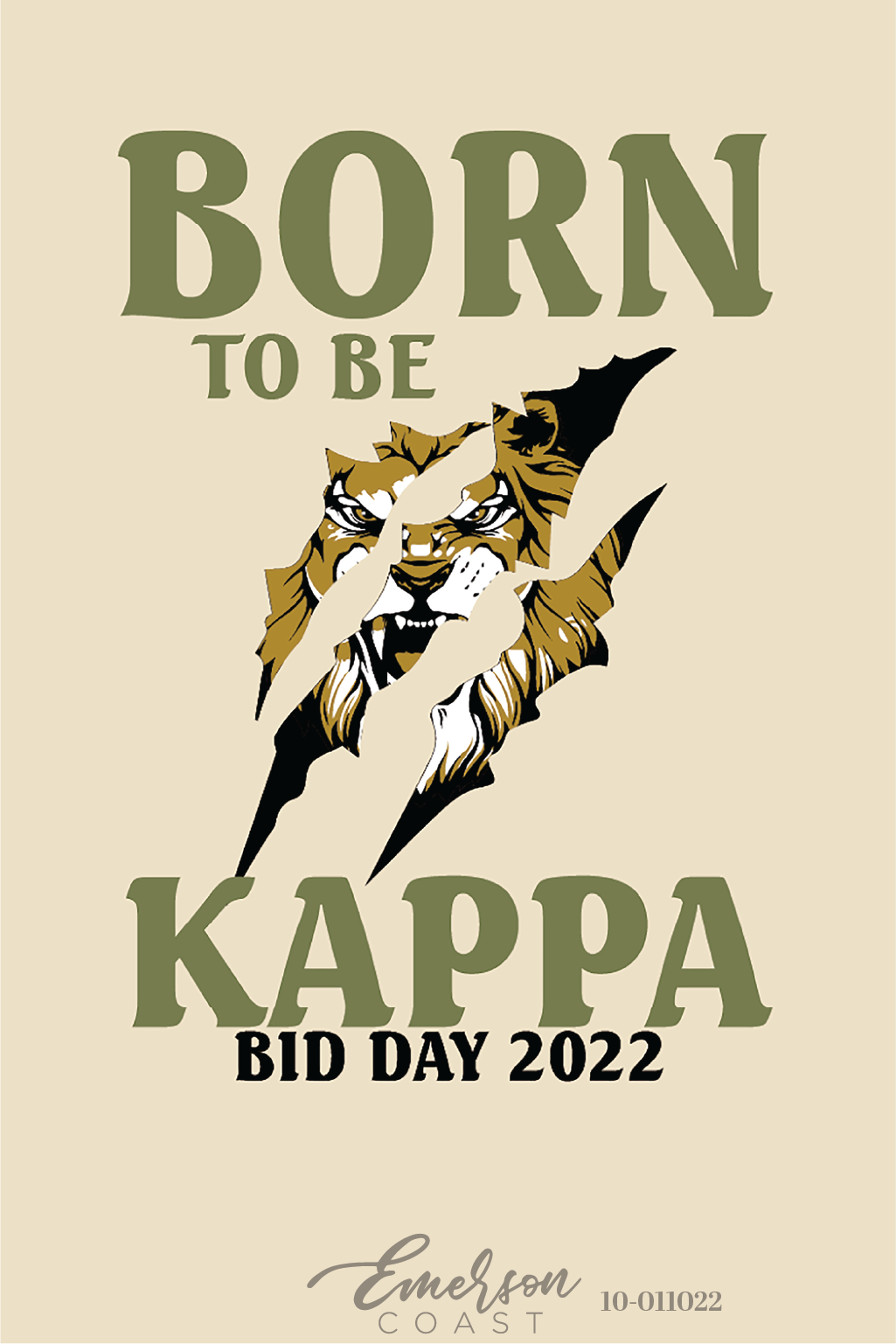 Kappa Kappa Gamma Born To Be Kappa Bid Day T-Shirt