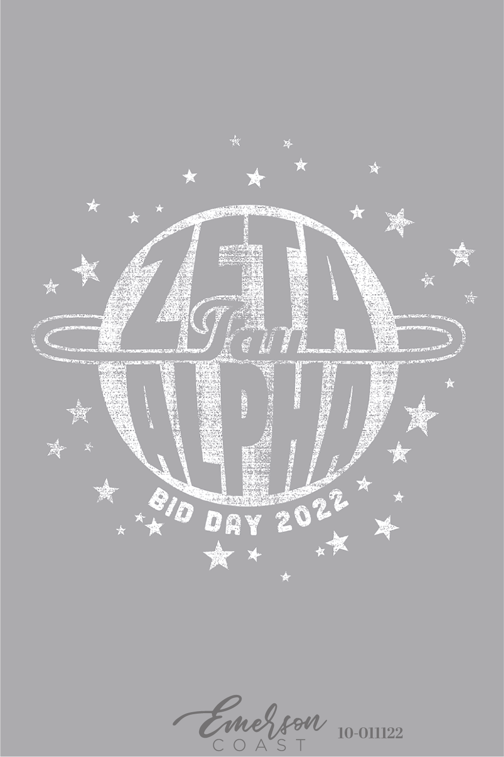Zeta Tau Alpha Space Bid Day T-Shirt