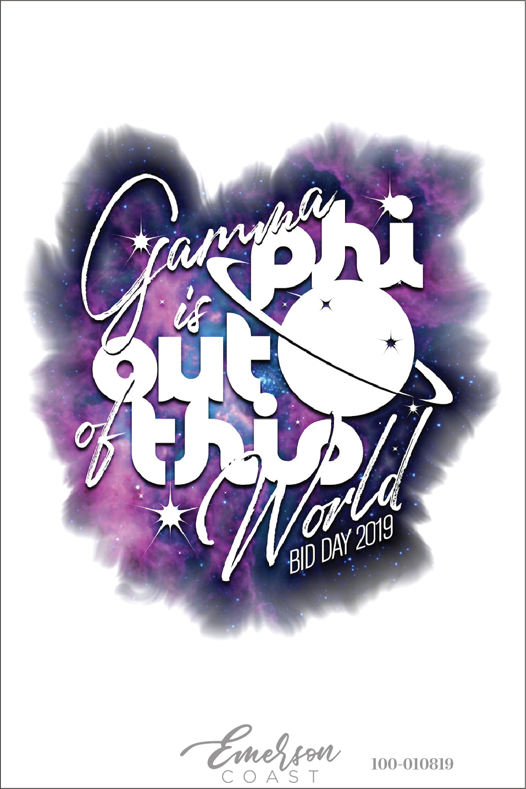 Gamma Phi Beta Out Of This World Bid Day T-Shirt