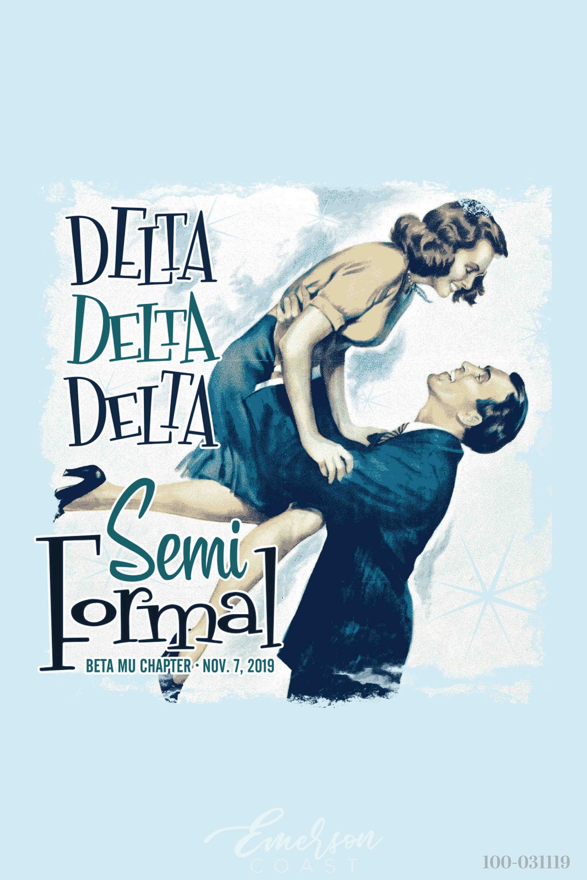 Delta Delta Delta Semi Formal T-shirt