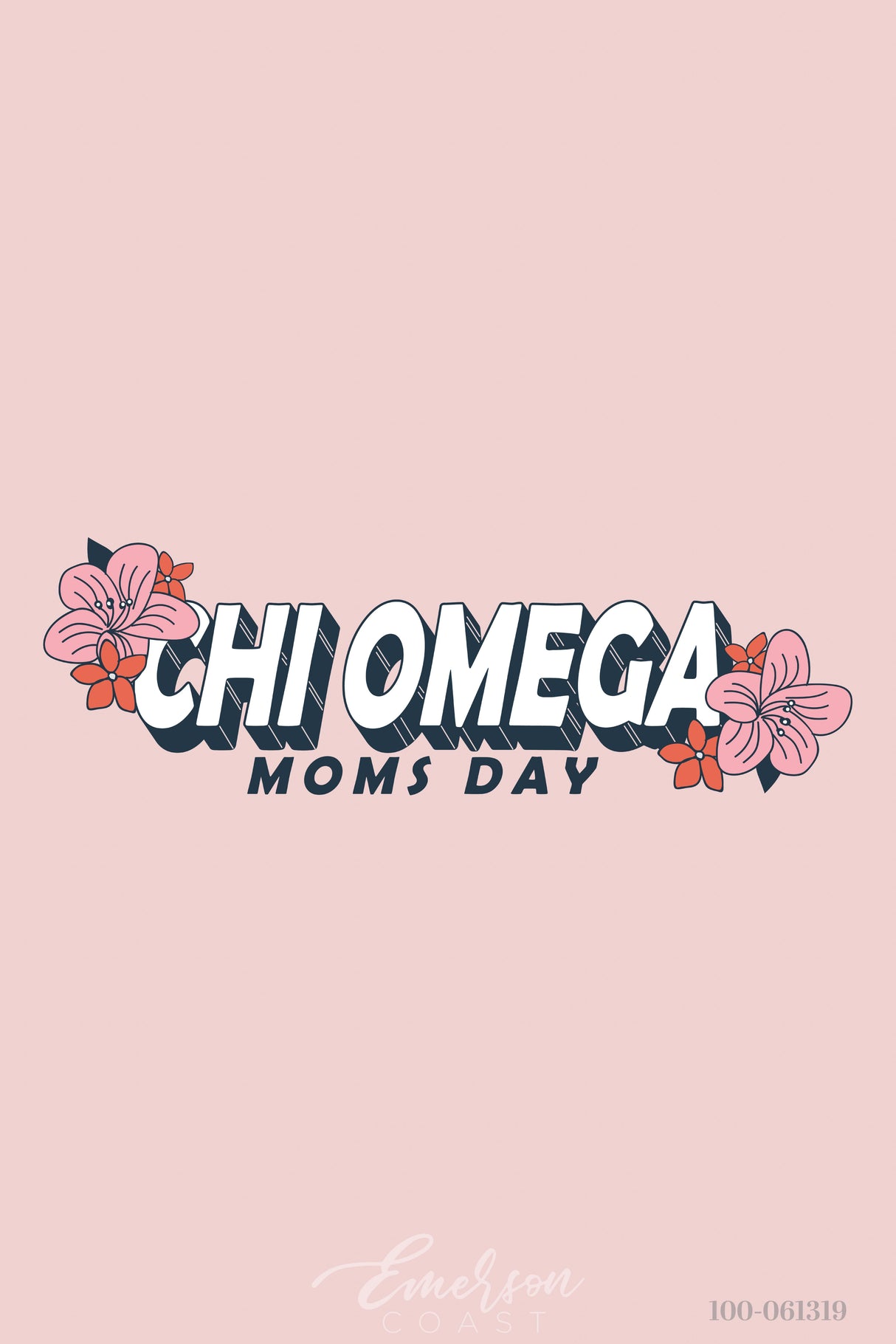 Chi Omega Mom's Day Floral T-Shirt