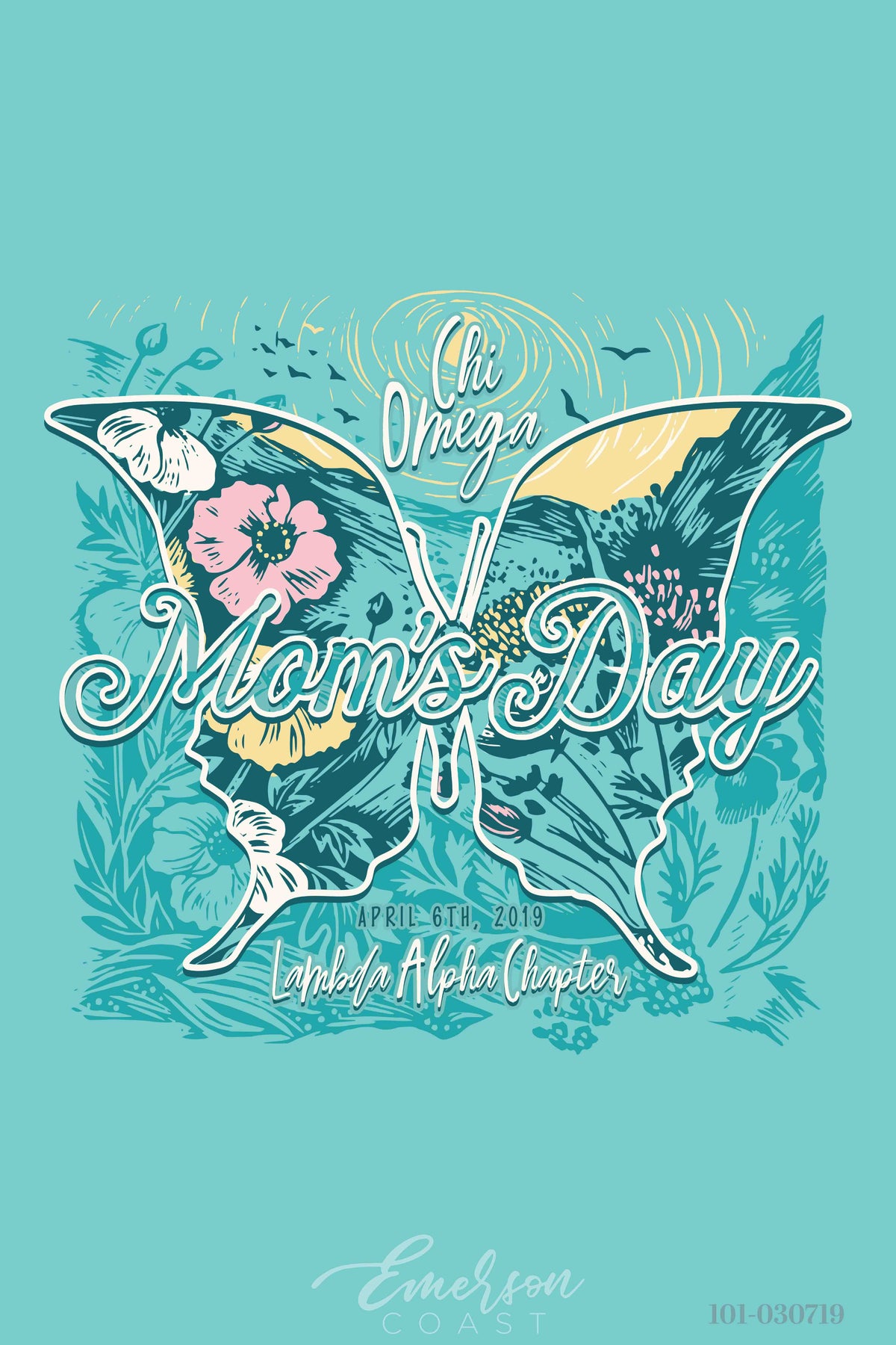 Chi Omega Mom's Day T-Shirt