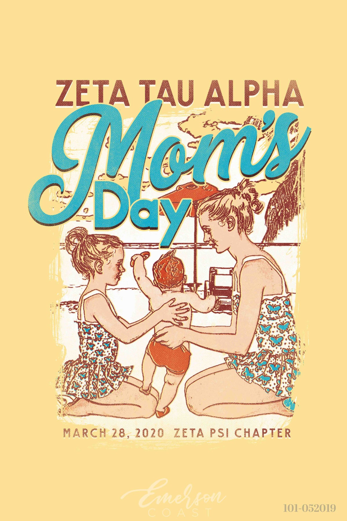 Zeta Tau Alpha Mom's Day T-Shirt
