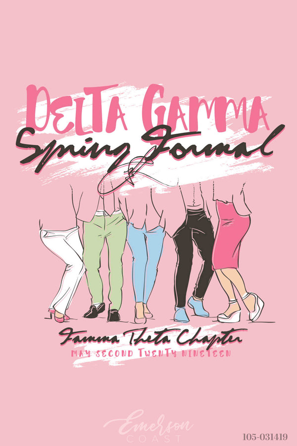 Delta Gamma Spring Formal T-shirt - Emerson Coast